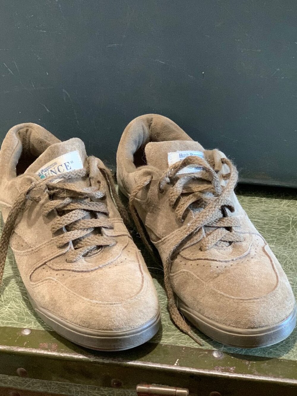 HUSH PUPPIES BOUNCE LEATHER LOW-CUT LACE-UP SHOES SIZE 9